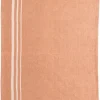New WINKLER Torchon terracotta en coton recyclé Rib - 50 x 70 cm