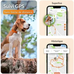 Discount WEENECT Traceur GPS pour chien coloris blanc