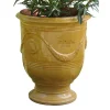 Best POTERIE DE LA MADELEINE Vase Anduze tradition jaune en terre cuite émaillée H 80 x Ø 66 cm
