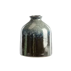 Online Vase bouteille coloris bleu en céramique - Ø 8 cm