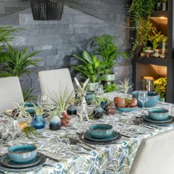 Online Vase bouteille coloris bleu en céramique - Ø 8 cm