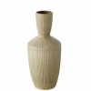 Hot BOLTZE Vase en céramique beige mate Oasis - Ø 13 x H 30 cm