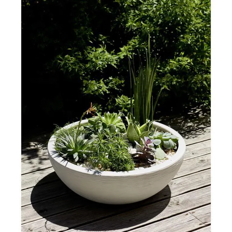 Best EDA Vasque Graphit Blanc cérusé - D59 x H21