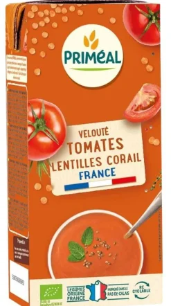 Outlet PRIMÉAL Velouté tomate lentille corail en brique de 33 cl