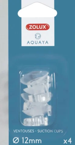 Hot ZOLUX Ventouses pour aquarium coloris transparent Aquaya - Ø 12 mm x 4