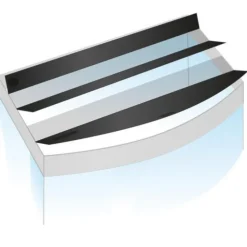 Best BLUE CORAL Volets pour aquarium 3 pièces, matière durable, JUWEL - modèle VISION 450