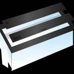 Clearance BLUE CORAL Volets pour aquarium en kit de 2, JUWEL, modèle LIDO 200