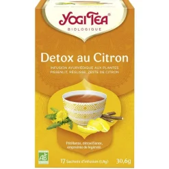 Best YOGI TEA Detox au citron – La boîte de 17 sachets