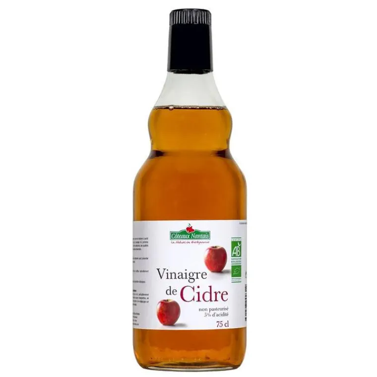 CÔTEAUX NANTAIS Vinaigre de cidre bio orange Demeter - 75 cl